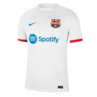 Koszulka piłkarska Barcelona Strój wyjazdowy 2023-24 tanio Krótki Rękaw